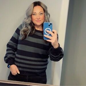 NWT “Piper” Balloon Sleeve Sweater